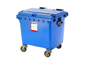 1100L kunststof papiercontainer